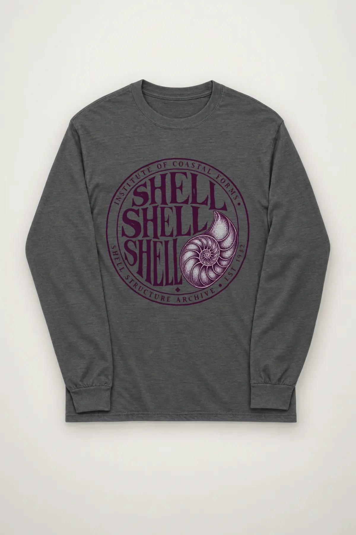 "Institute of Coastal Forms" Unisex Longsleeve T-shirt