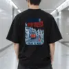 "Institute of Steep Streets" Men's Oversized Heavyweight Crewneck T-Shirt
