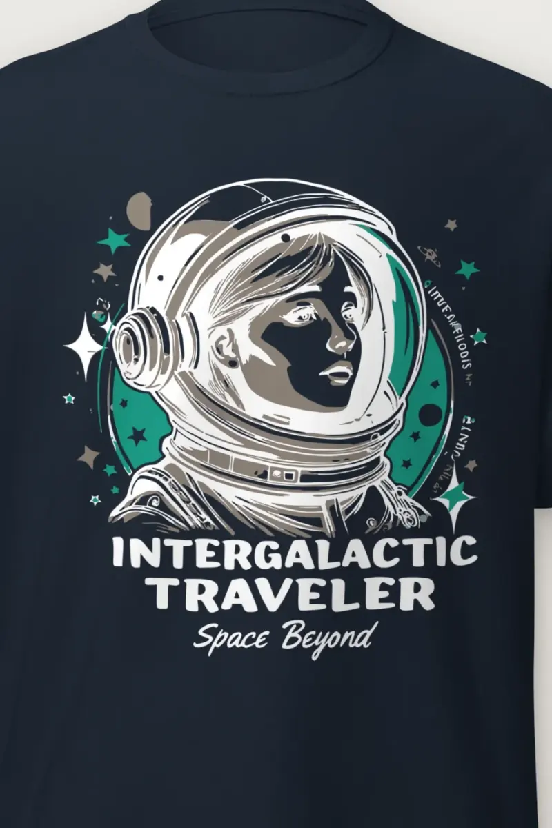 "Intergalactic Traveler" Heavyweight Unisex Crewneck T-shirt