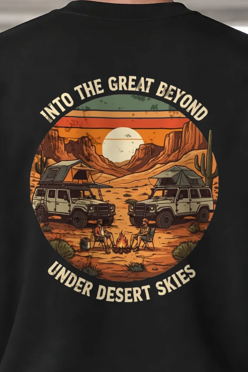 "Into The Great Beyond" 1 Crewneck Sweatshirt - the graphic up close