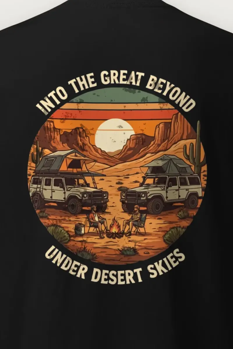 "Into The Great Beyond" Heavyweight Unisex Crewneck T-shirt