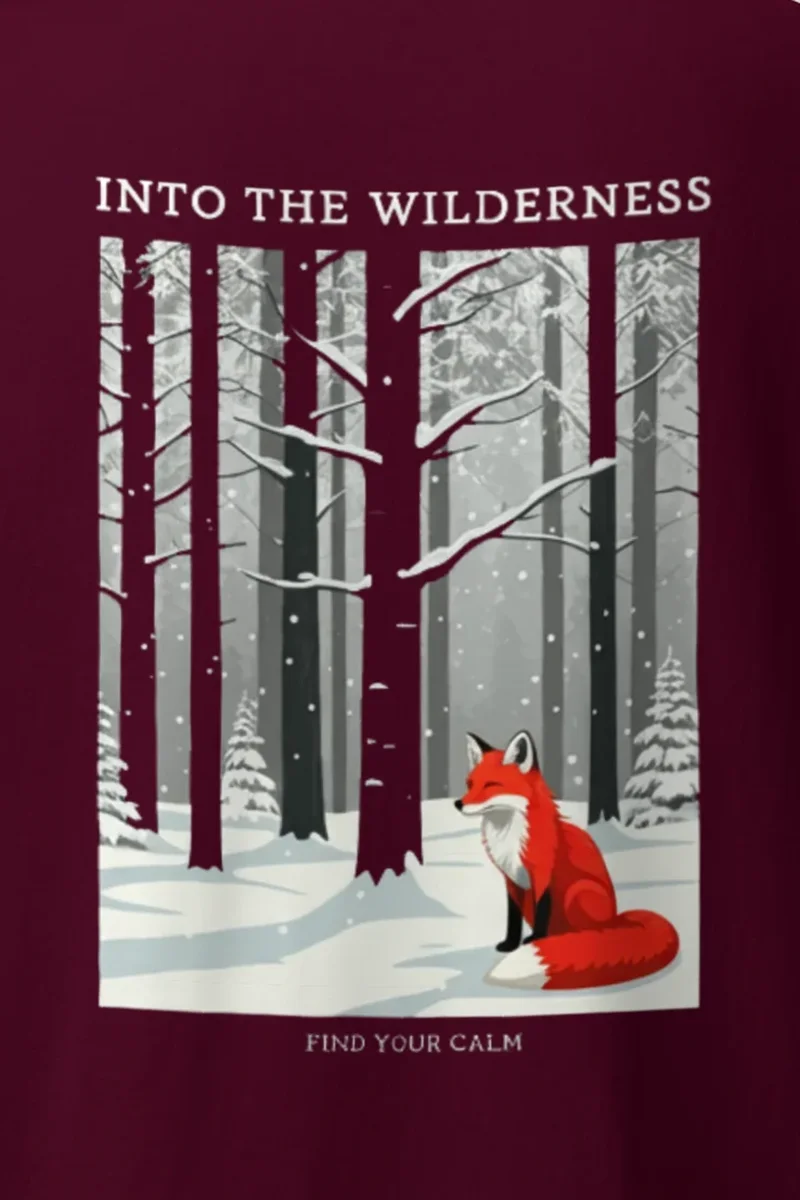"Into The Wilderness" Heavyweight Unisex Crewneck T-shirt