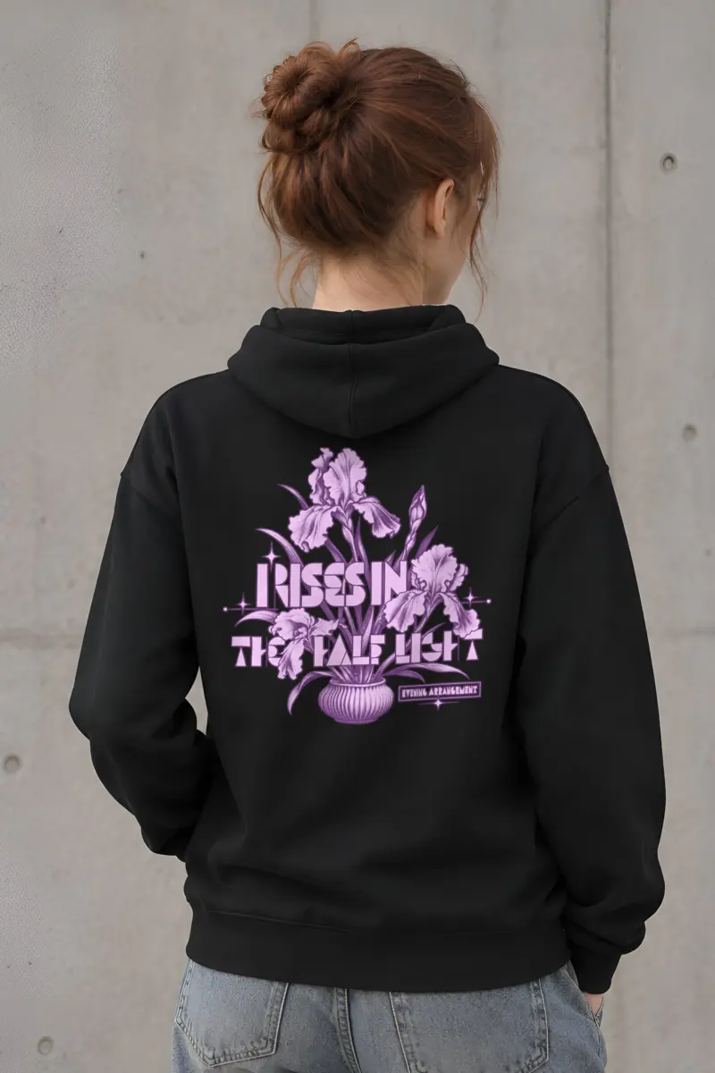 "Irises in the Half Light Evening Arrangement" Heavy Blend Unisex Pullover Hoodie