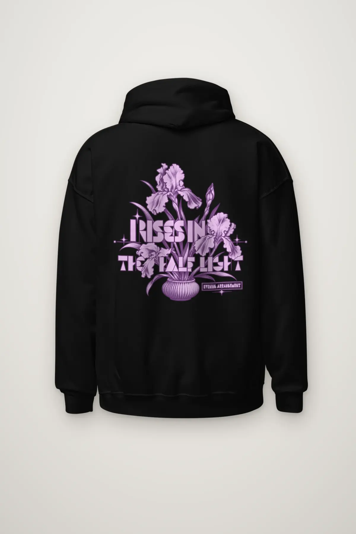 "Irises in the Half Light Evening Arrangement" Heavy Blend Unisex Pullover Hoodie