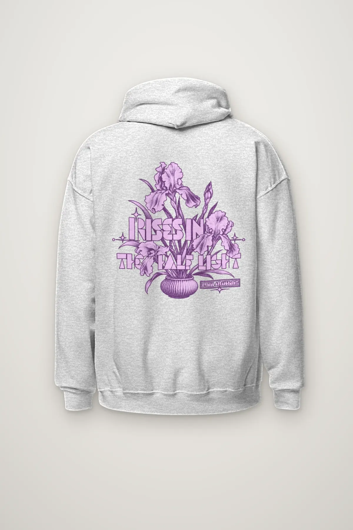 "Irises in the Half Light Evening Arrangement" Heavy Blend Unisex Pullover Hoodie