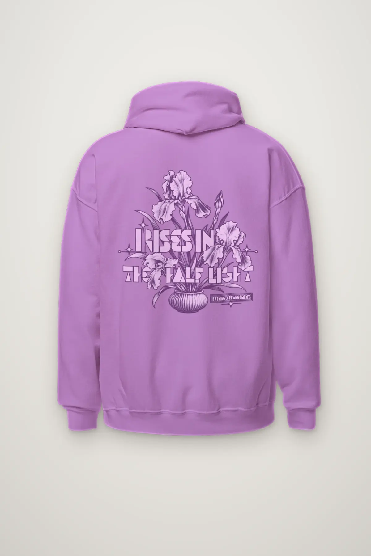 "Irises in the Half Light Evening Arrangement" Heavy Blend Unisex Pullover Hoodie