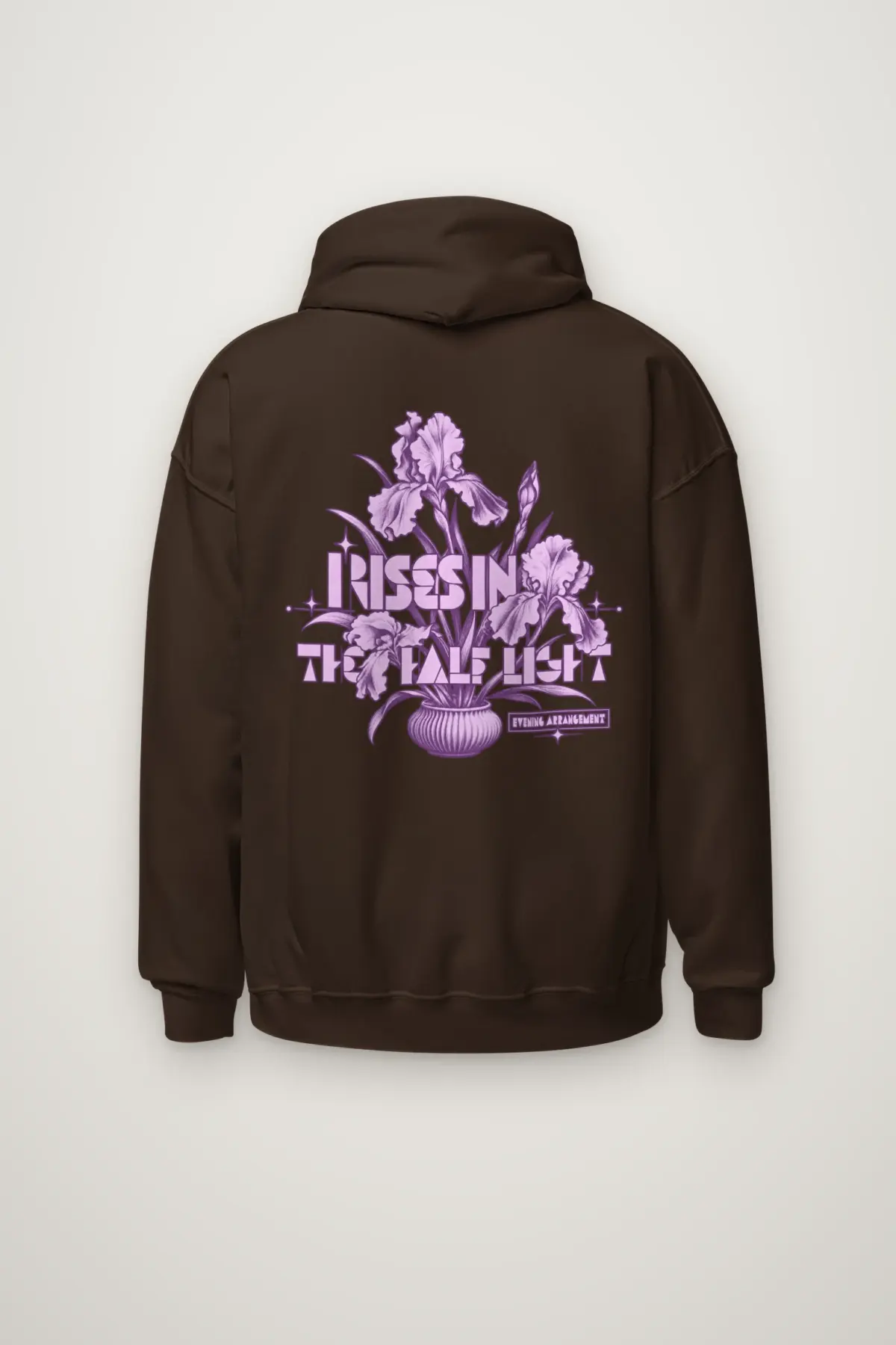 "Irises in the Half Light Evening Arrangement" Heavy Blend Unisex Pullover Hoodie