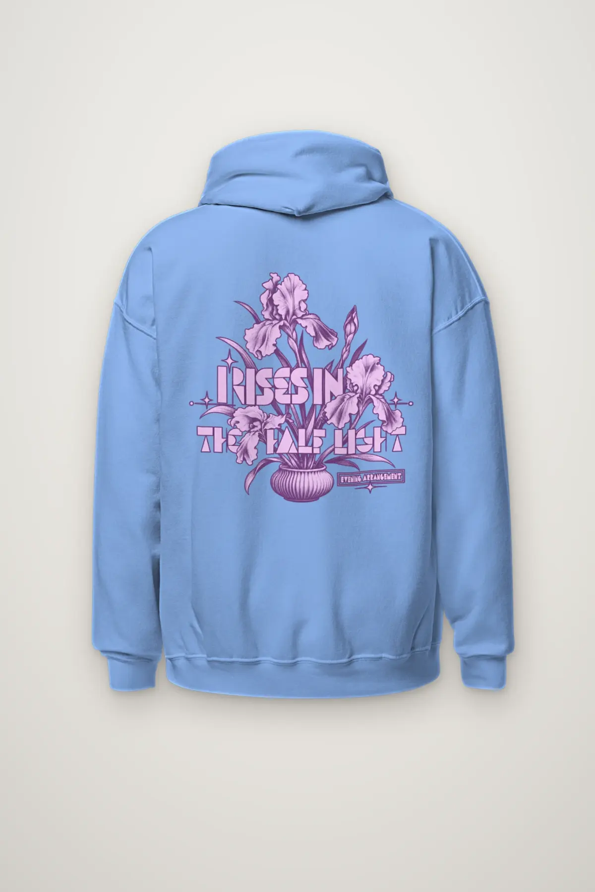 "Irises in the Half Light Evening Arrangement" Heavy Blend Unisex Pullover Hoodie