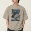 "Iron Meteorite" Men's Oversized Heavyweight Crewneck T-Shirt