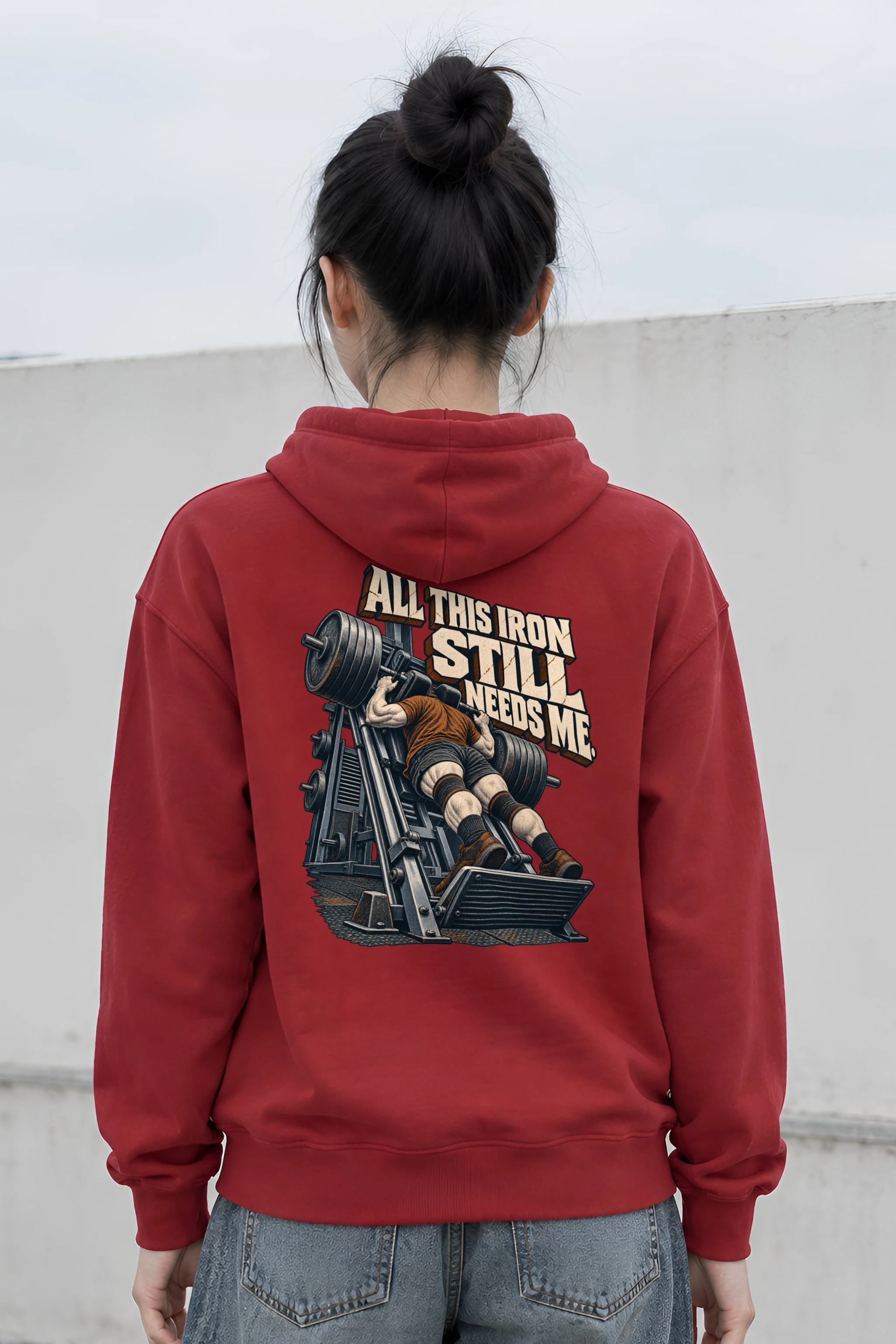 "Iron Still Needs Me" Heavy Blend Unisex Pullover Hoodie