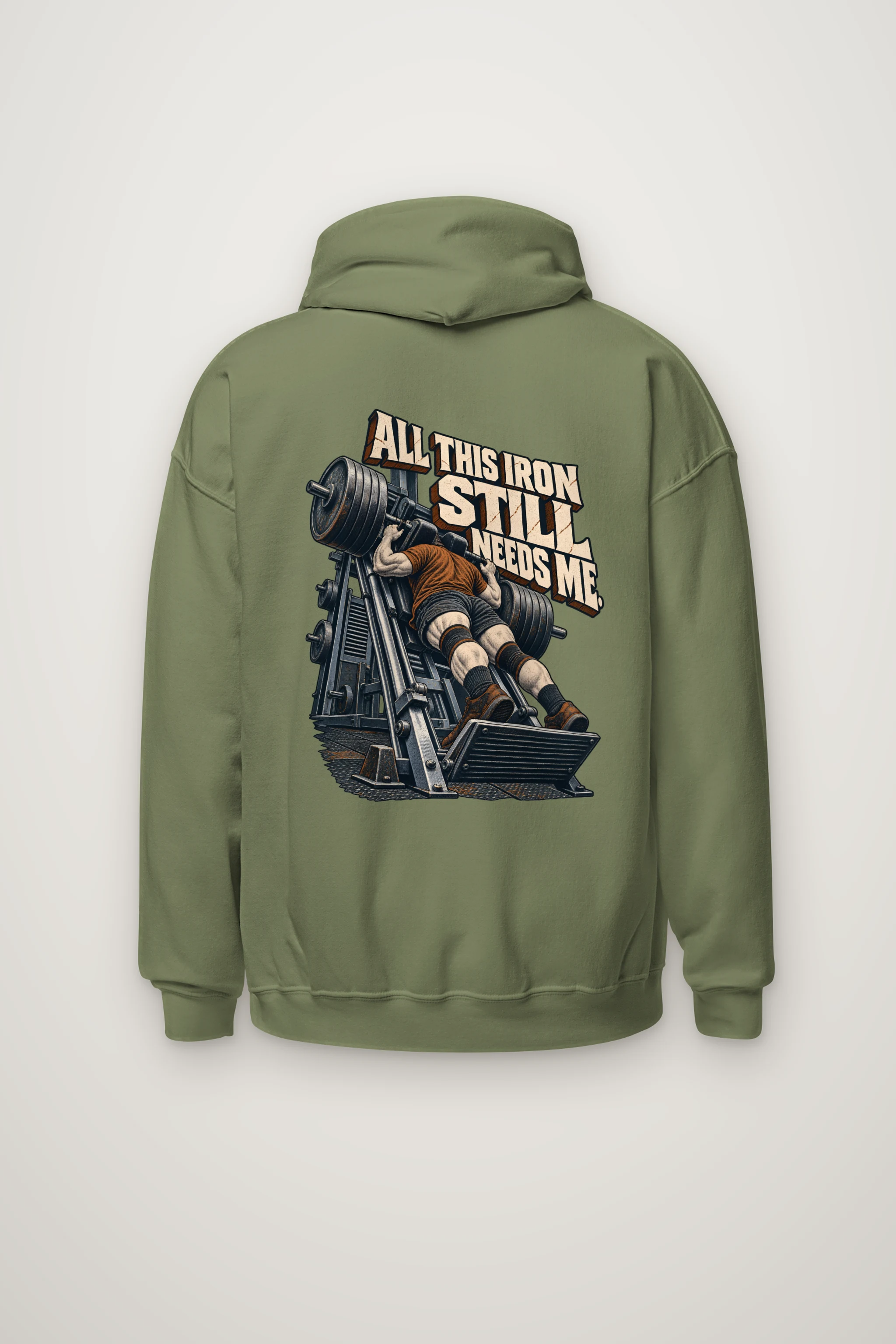 "Iron Still Needs Me" Heavy Blend Unisex Pullover Hoodie