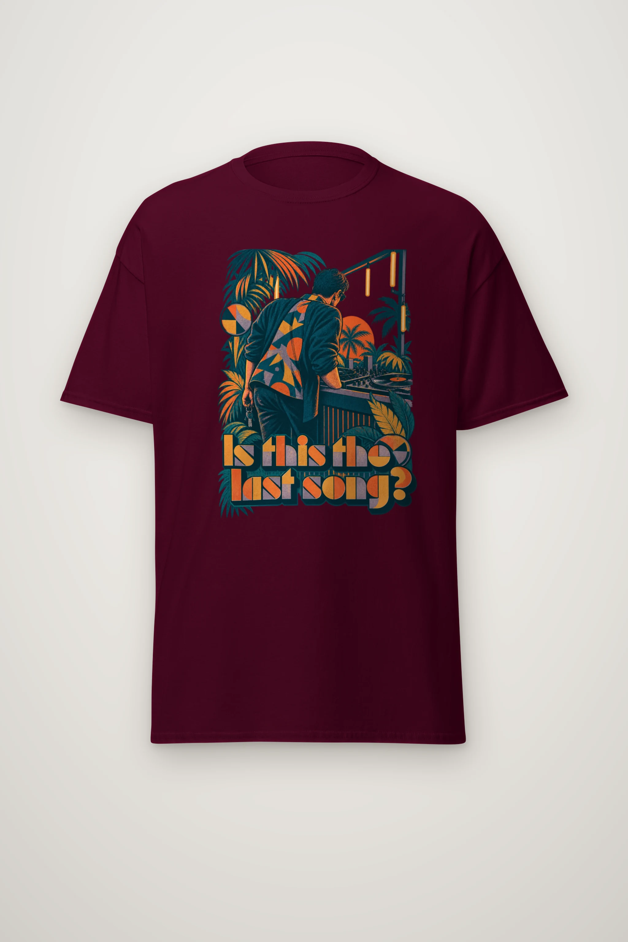 "Is This the Last Song?" Heavyweight Unisex Crewneck T-shirt