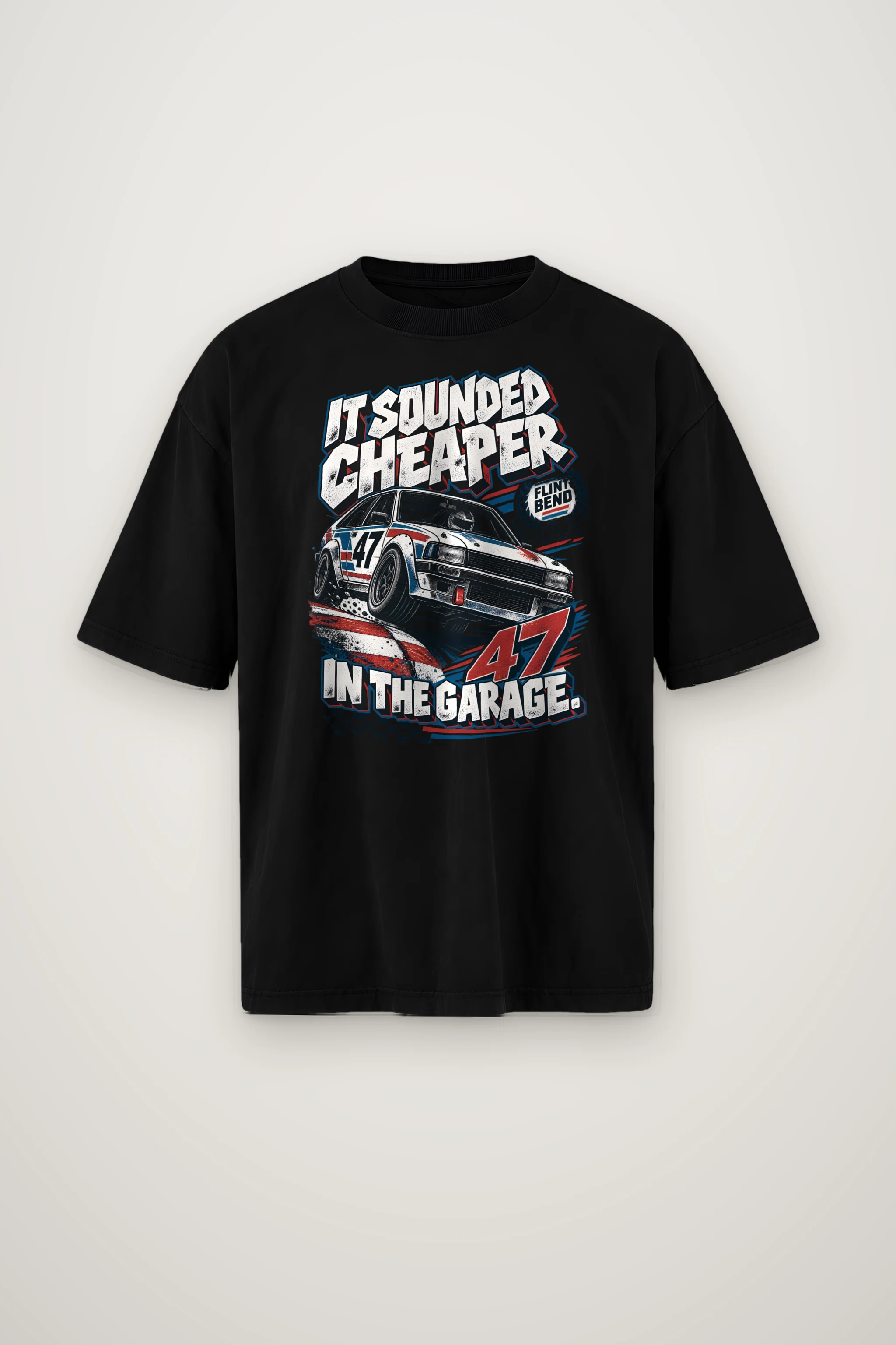 "It Sounded Cheaper" Men's Oversized Heavyweight Crewneck T-Shirt