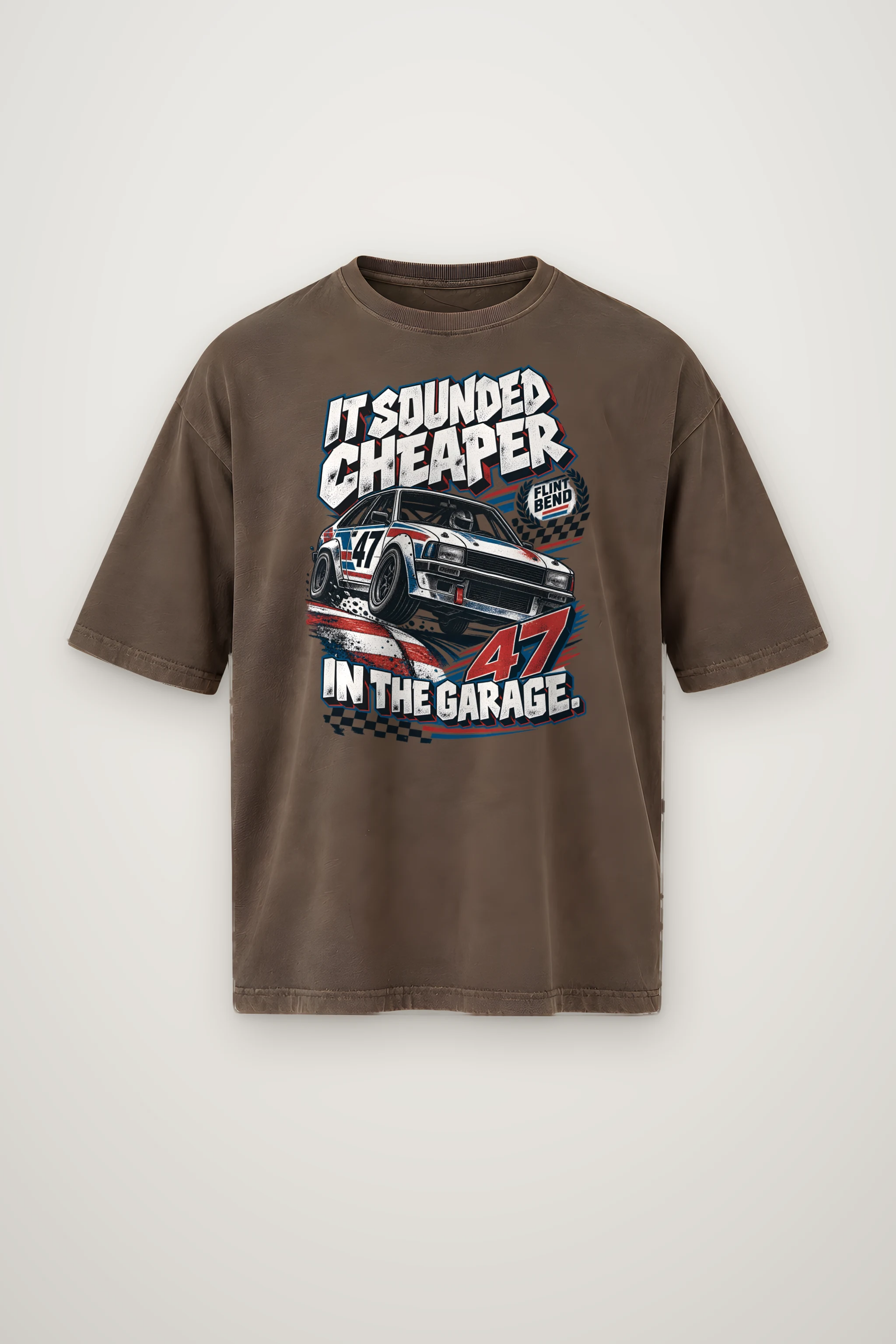 "It Sounded Cheaper" Men's Oversized Heavyweight Crewneck T-Shirt