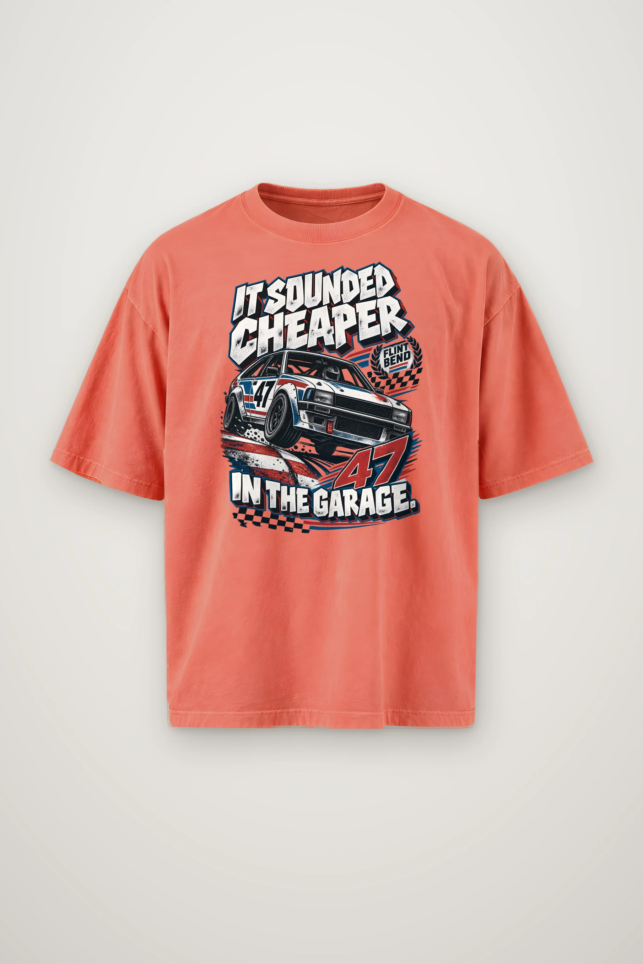 "It Sounded Cheaper" Men's Oversized Heavyweight Crewneck T-Shirt