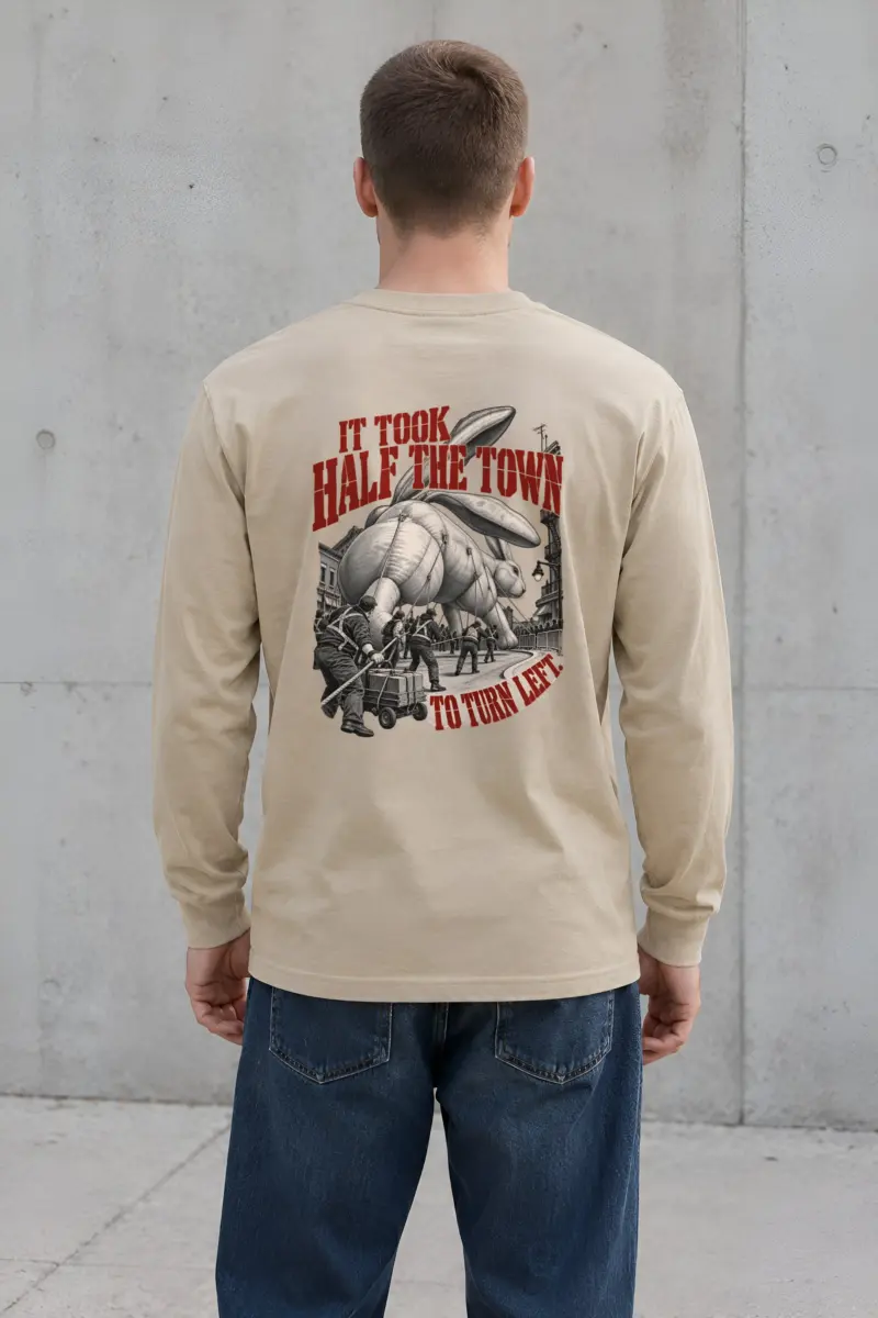 “It Took Half the Town” Unisex Longsleeve T-shirt