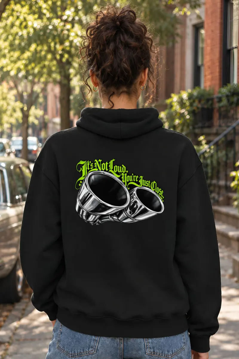 “It’s Not Loud, You’re Just Close” Heavy Blend Unisex Pullover Hoodie