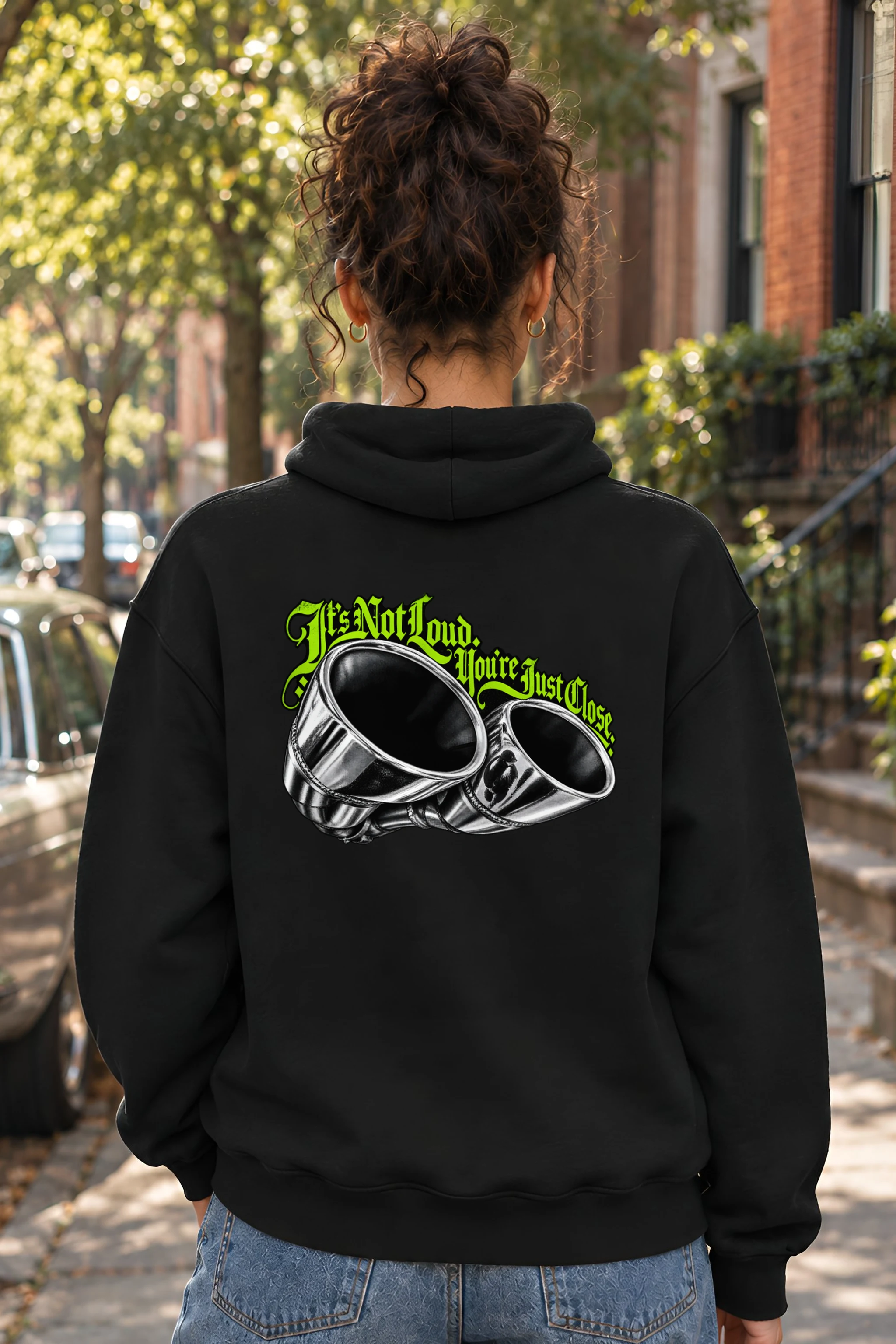 "It's Not Loud, You're Just Close" Heavy Blend Unisex Pullover Hoodie