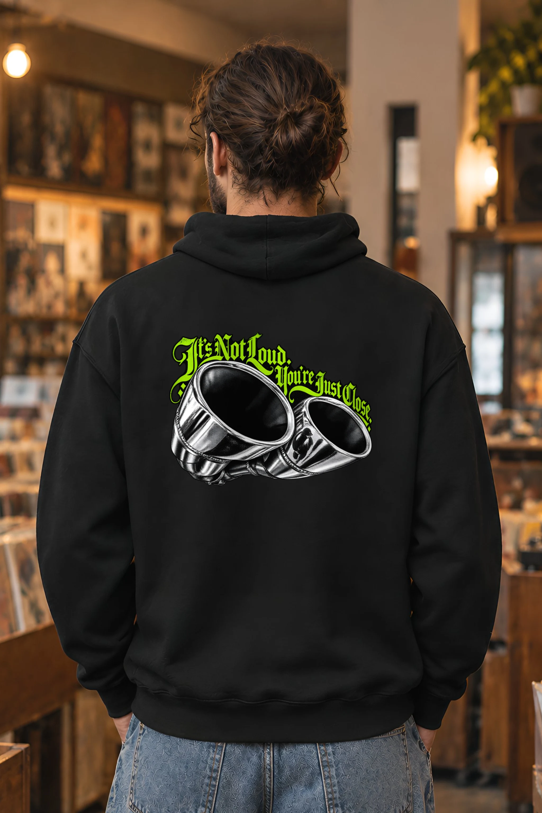 "It's Not Loud, You're Just Close" Heavy Blend Unisex Pullover Hoodie