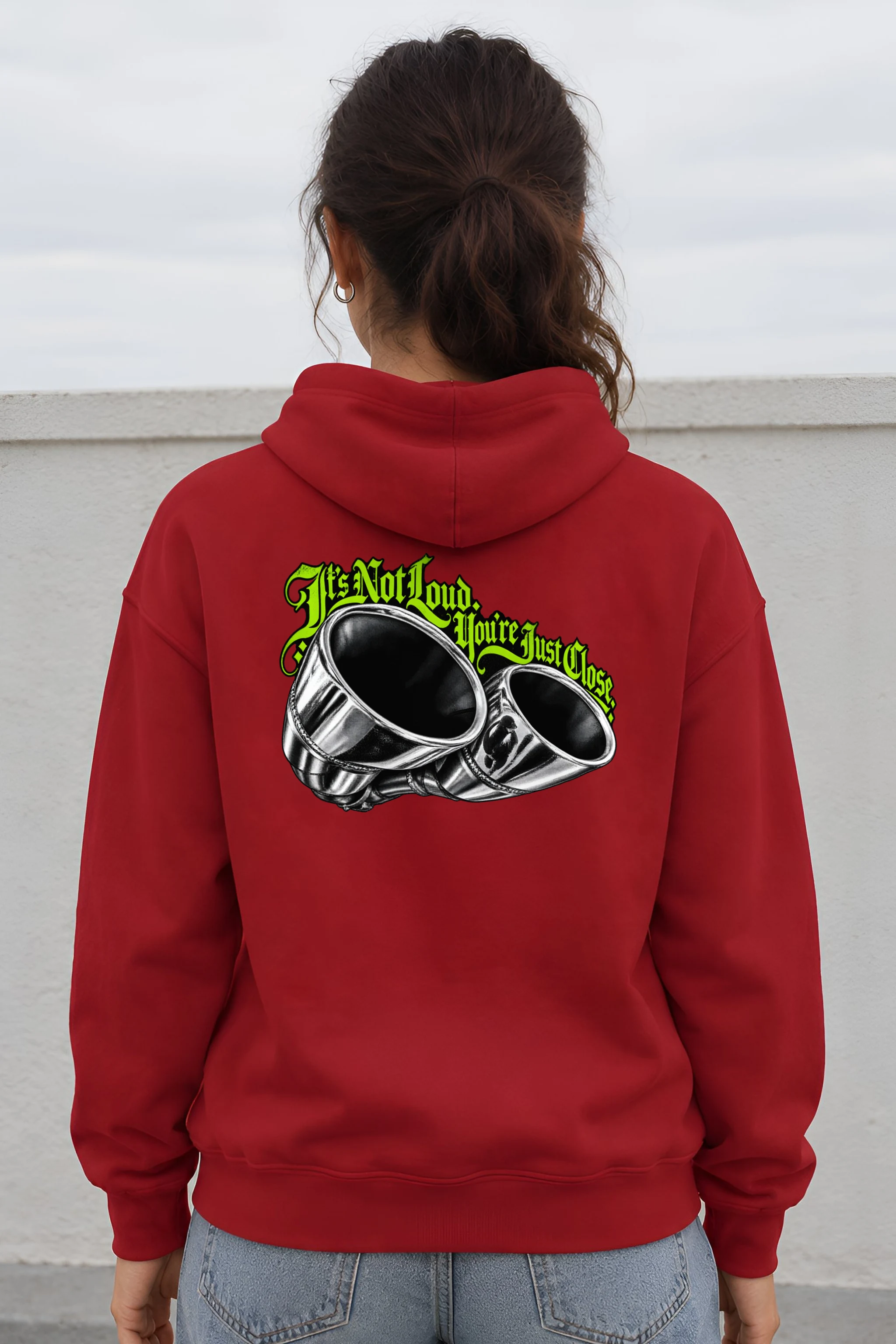 "It's Not Loud, You're Just Close" Heavy Blend Unisex Pullover Hoodie