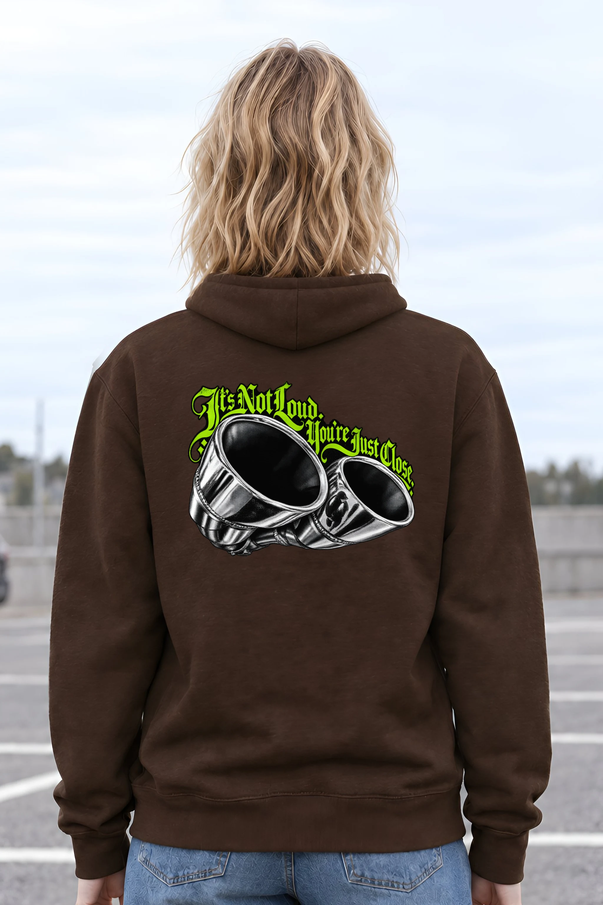 "It's Not Loud, You're Just Close" Heavy Blend Unisex Pullover Hoodie