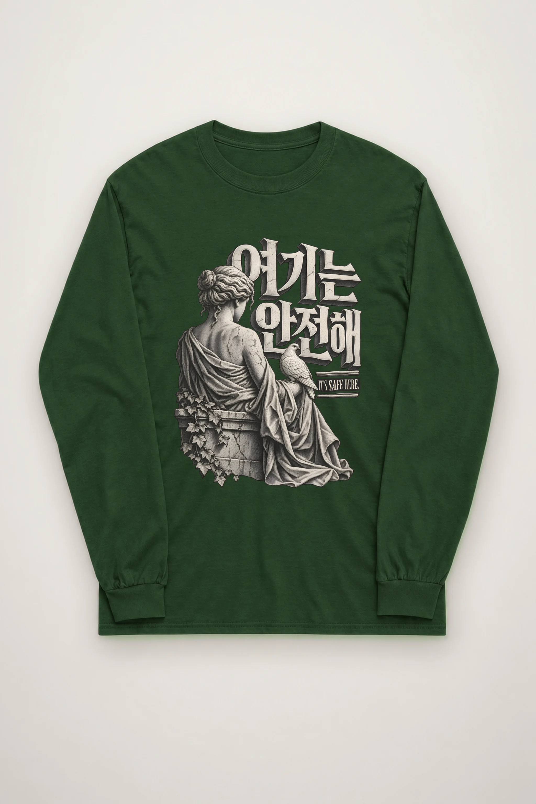 "It's Safe Here" Unisex Longsleeve T-shirt
