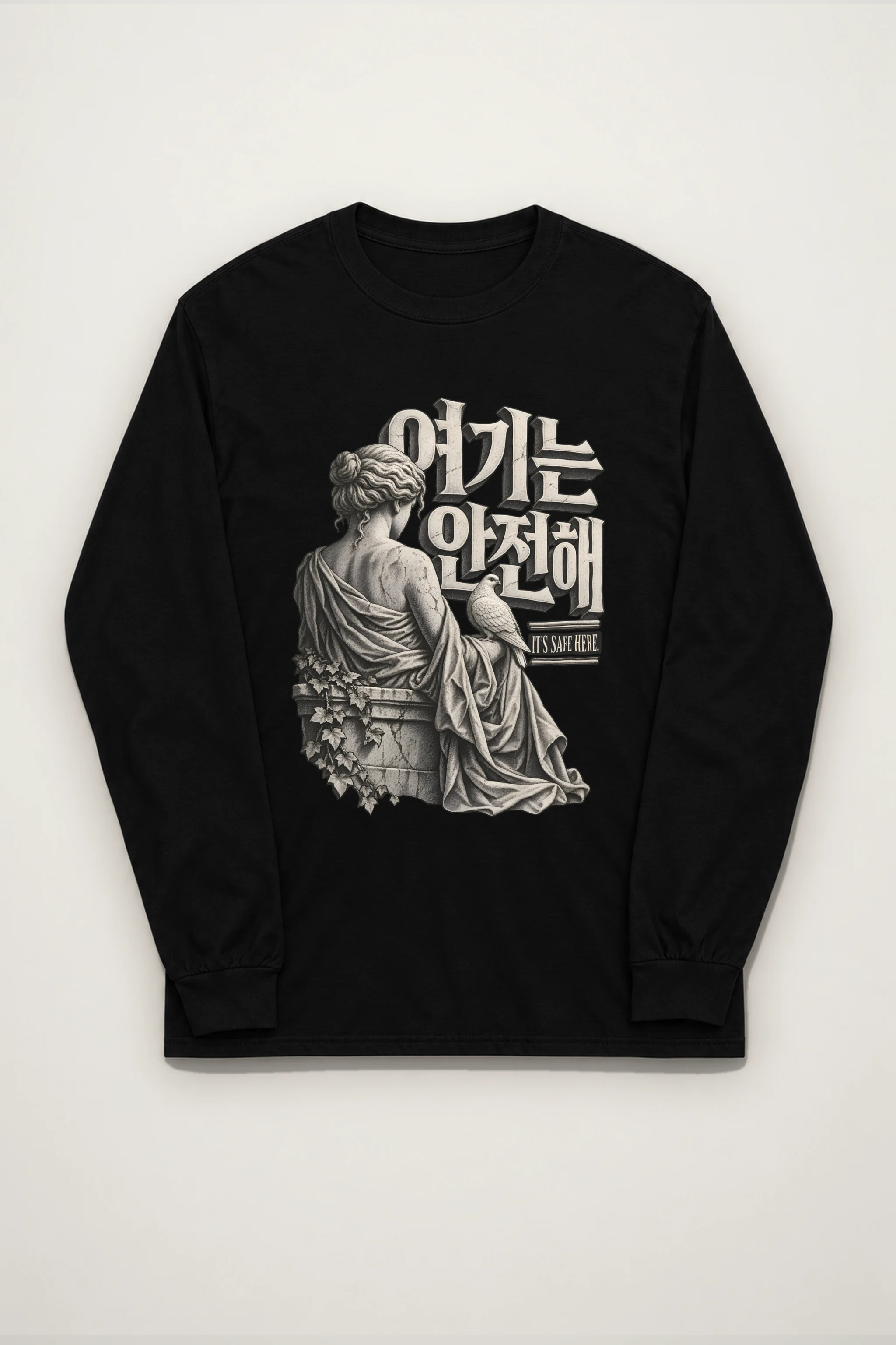 "It's Safe Here" Unisex Longsleeve T-shirt