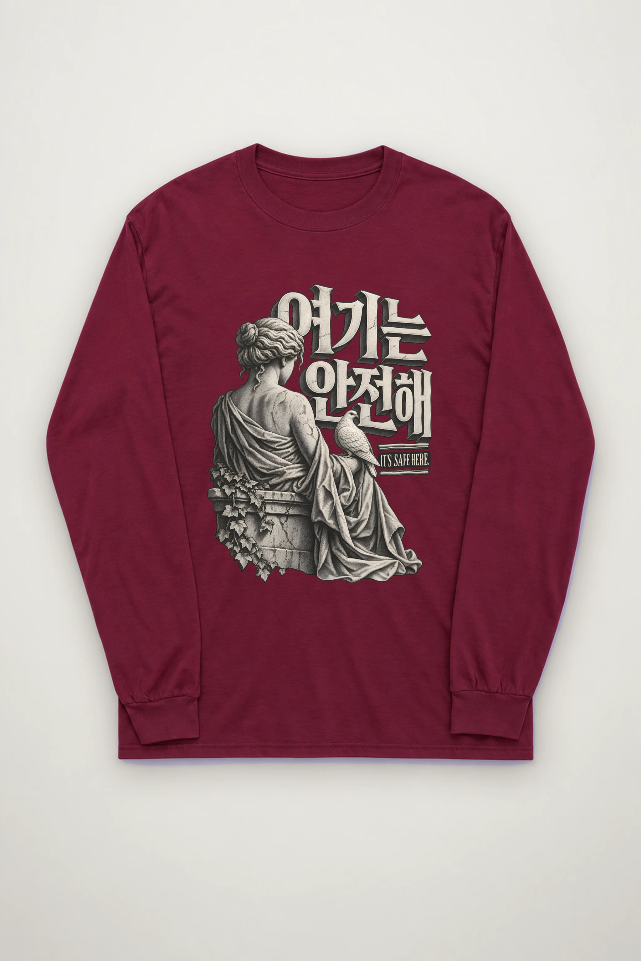 "It's Safe Here" Unisex Longsleeve T-shirt