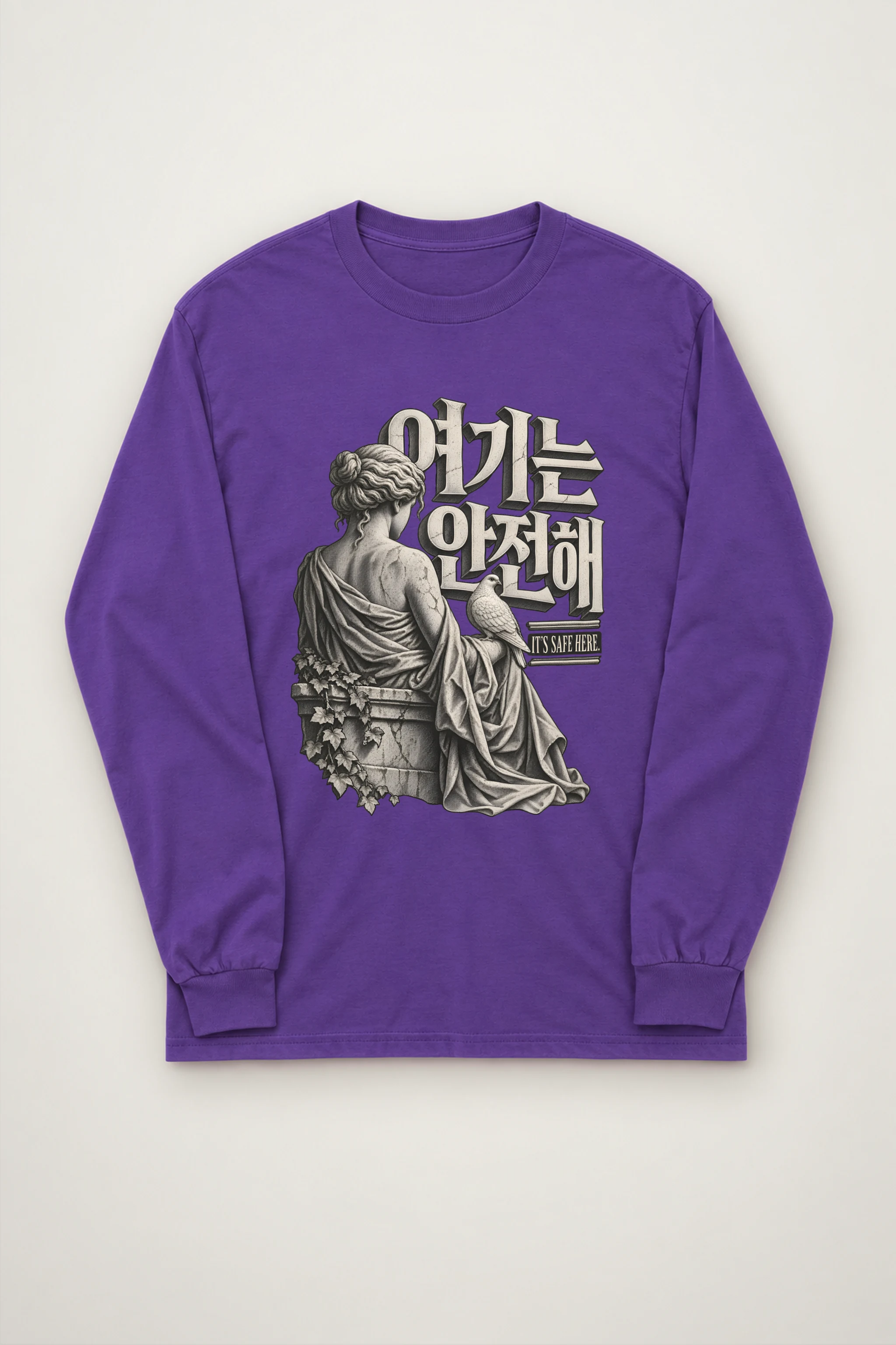 "It's Safe Here" Unisex Longsleeve T-shirt