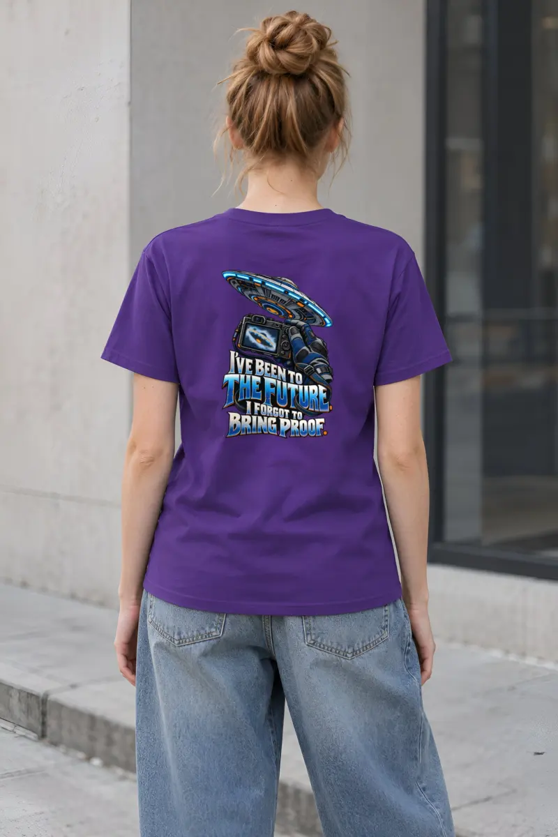 "I've Been to the Future" Heavyweight Unisex Crewneck T-shirt