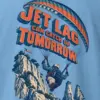 "Jet Lag Can Catch Up" Heavyweight Unisex Crewneck T-shirt