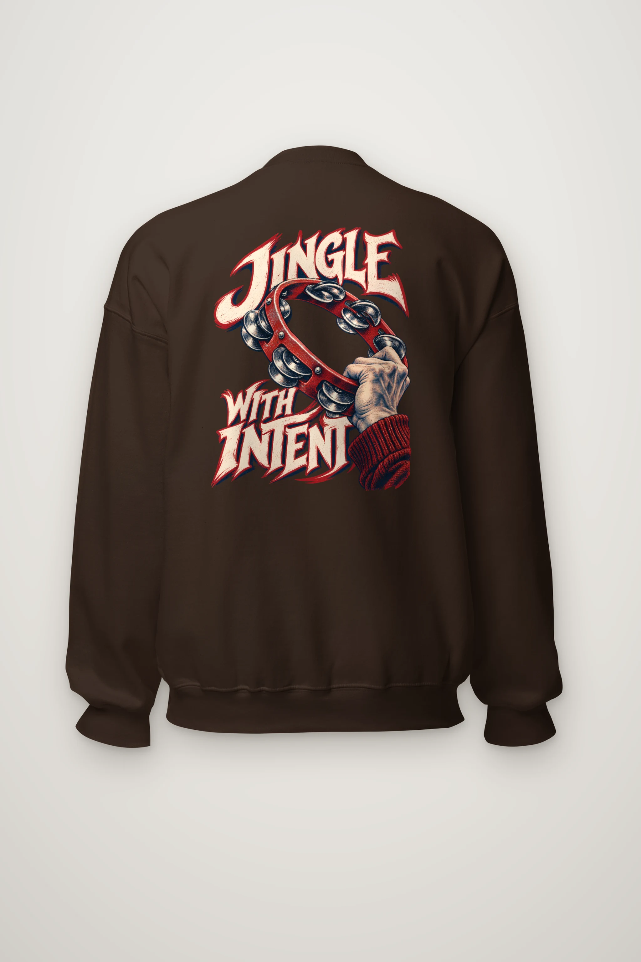 "Jingle With Intent" Heavy Blend Unisex Crewneck Sweatshirt