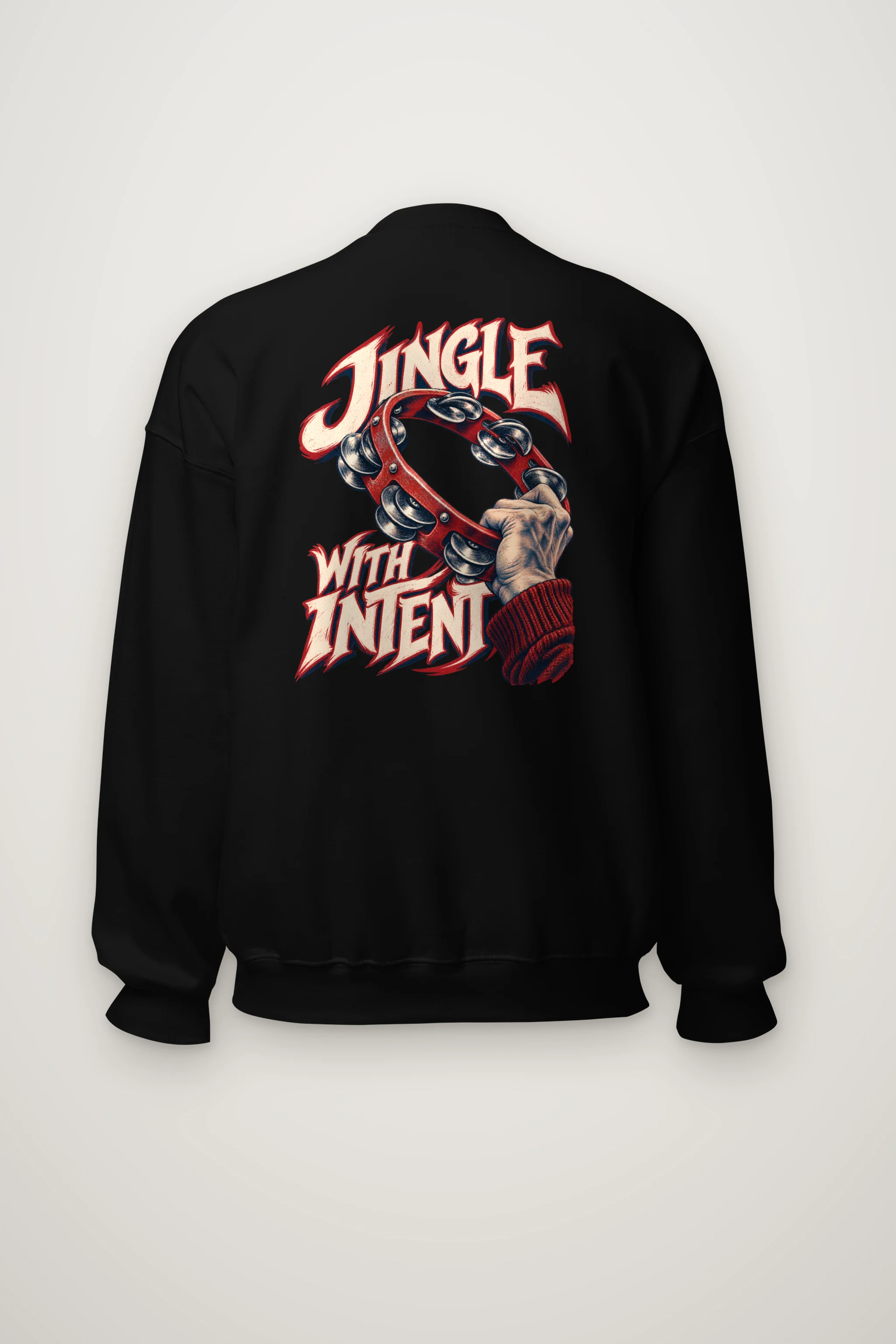 "Jingle With Intent" Heavy Blend Unisex Crewneck Sweatshirt