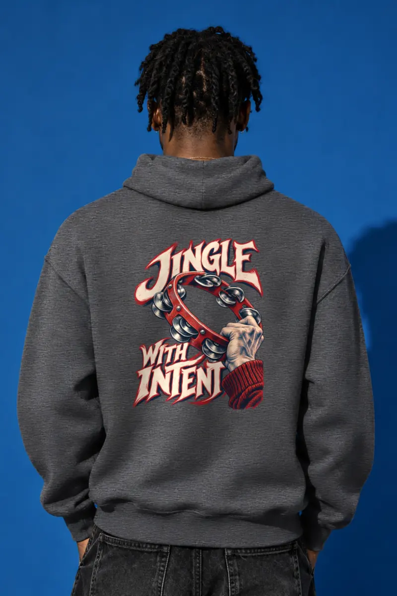 "Jingle With Intent" Heavy Blend Unisex Pullover Hoodie