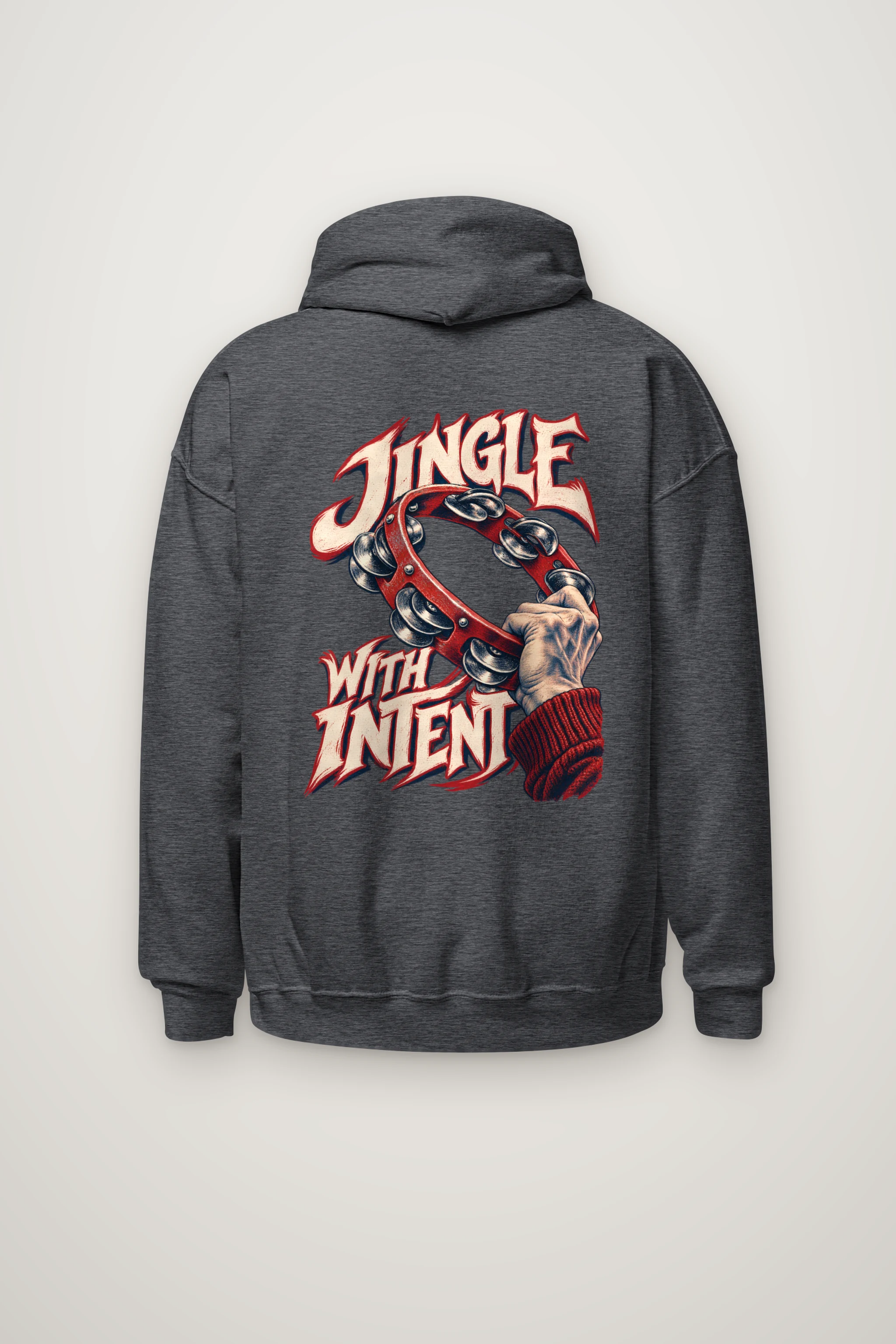 "Jingle With Intent" Heavy Blend Unisex Pullover Hoodie