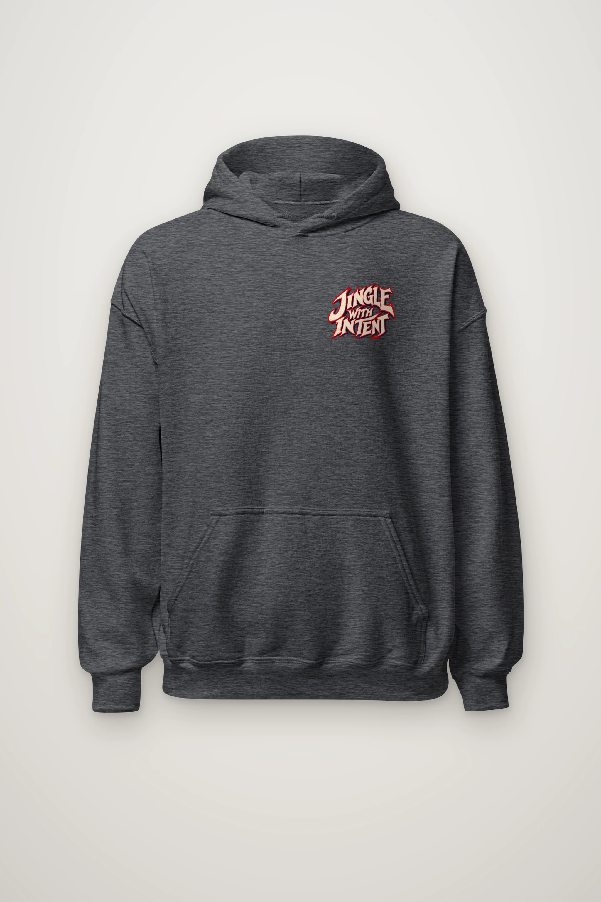 "Jingle With Intent" Heavy Blend Unisex Pullover Hoodie