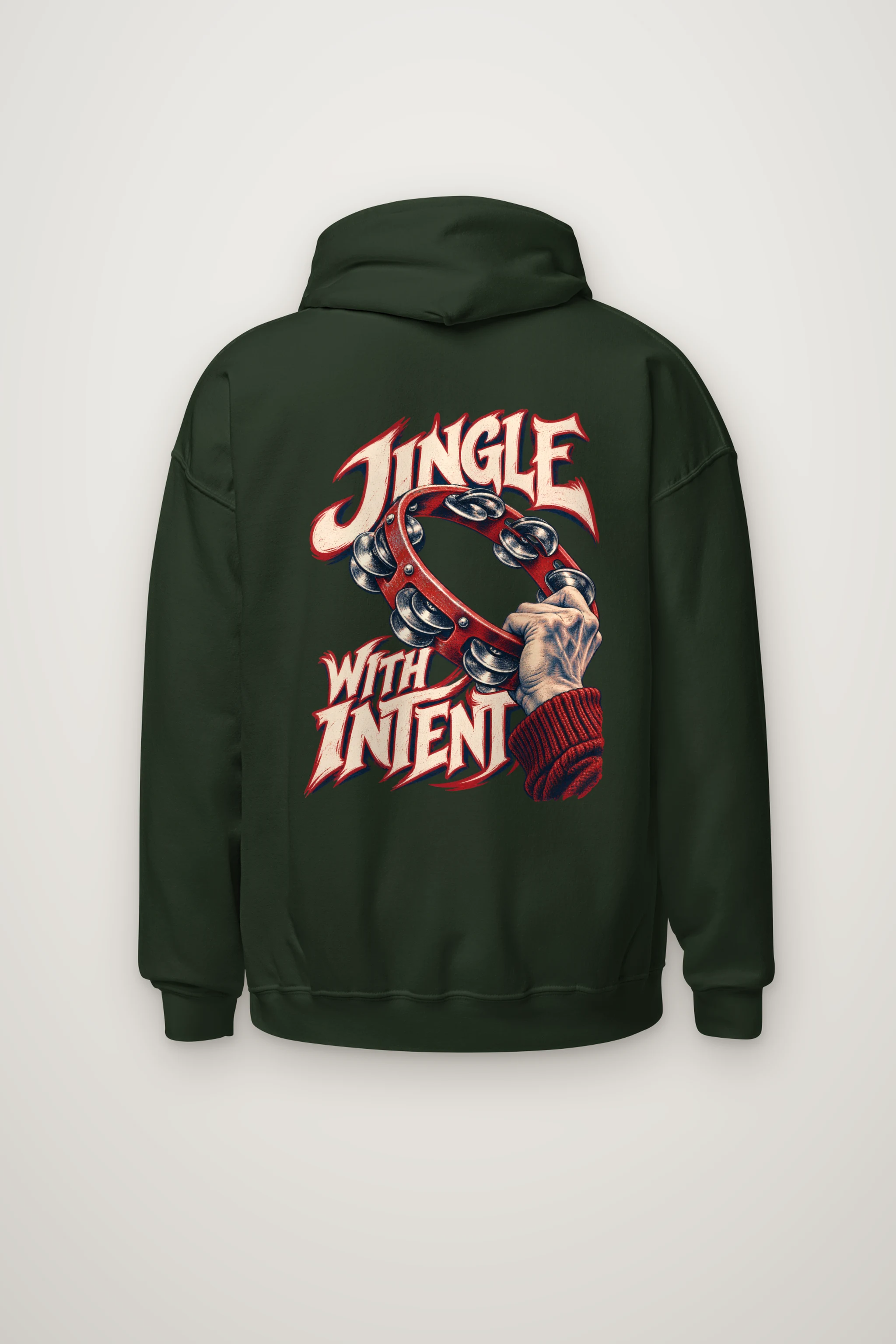 "Jingle With Intent" Heavy Blend Unisex Pullover Hoodie