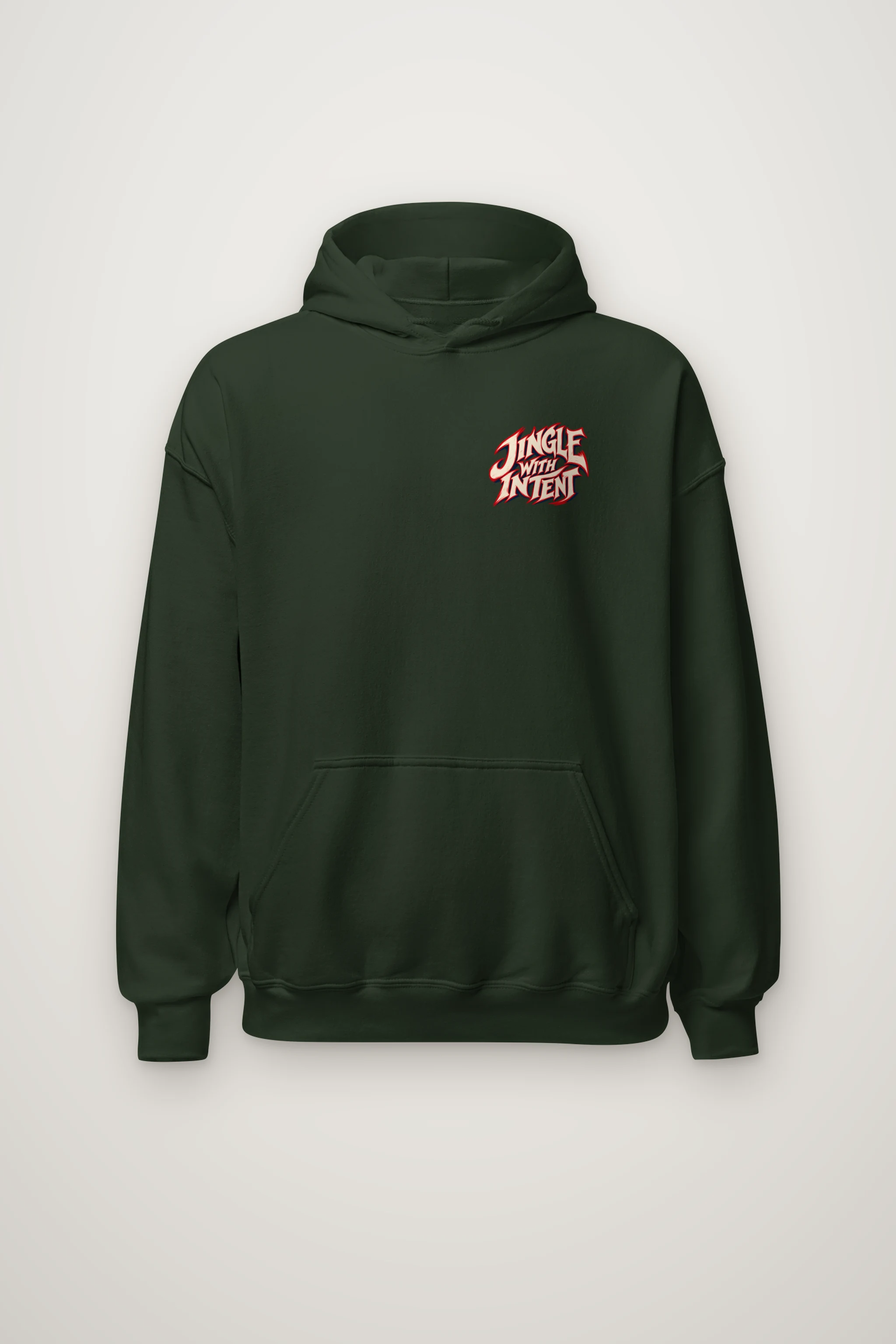 "Jingle With Intent" Heavy Blend Unisex Pullover Hoodie