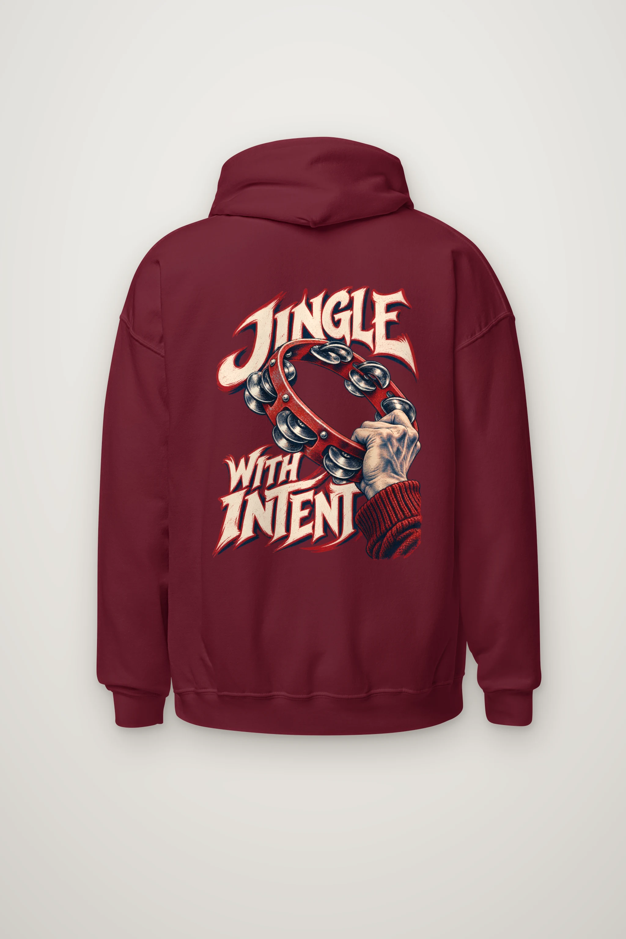 "Jingle With Intent" Heavy Blend Unisex Pullover Hoodie
