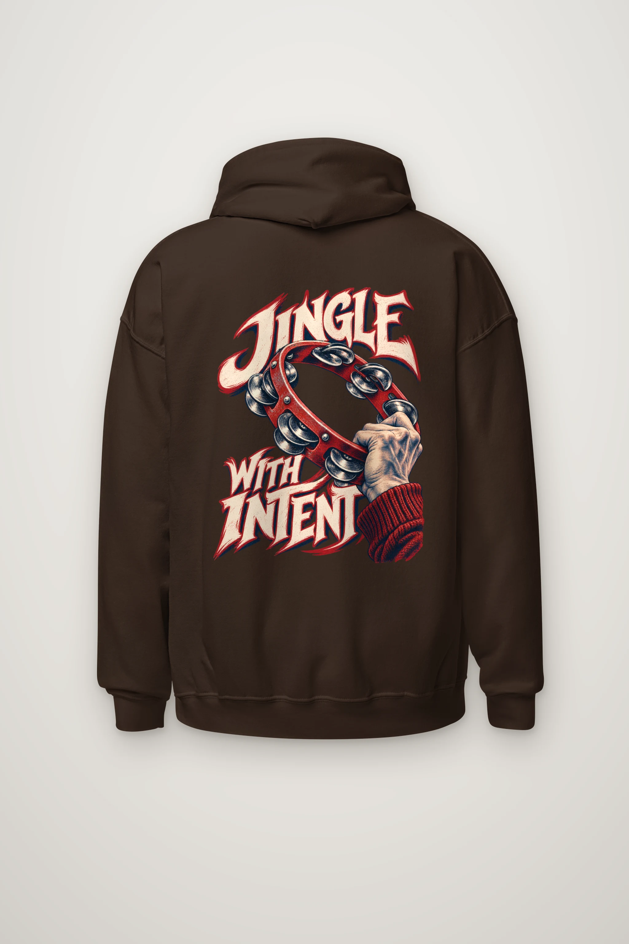 "Jingle With Intent" Heavy Blend Unisex Pullover Hoodie