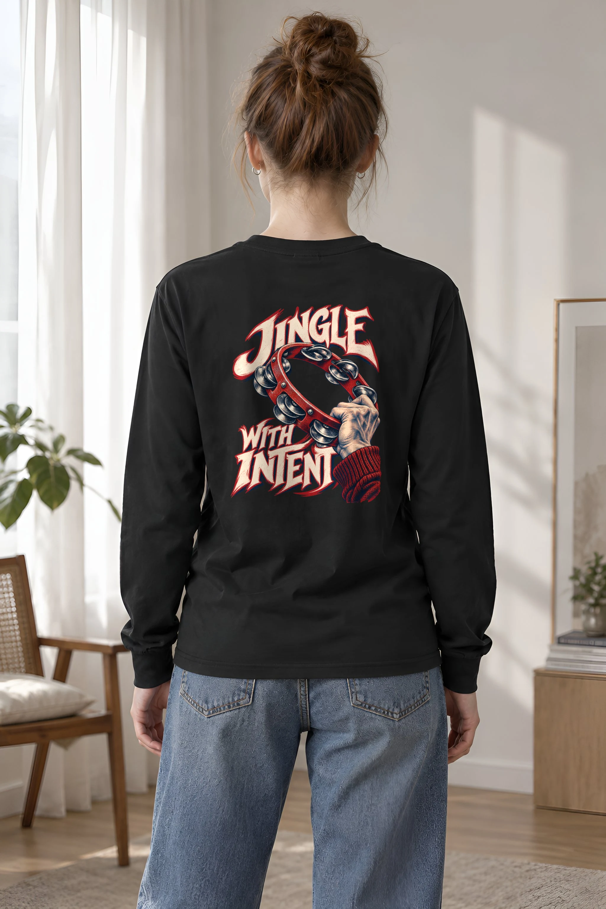 "Jingle With Intent" Unisex Longsleeve T-shirt