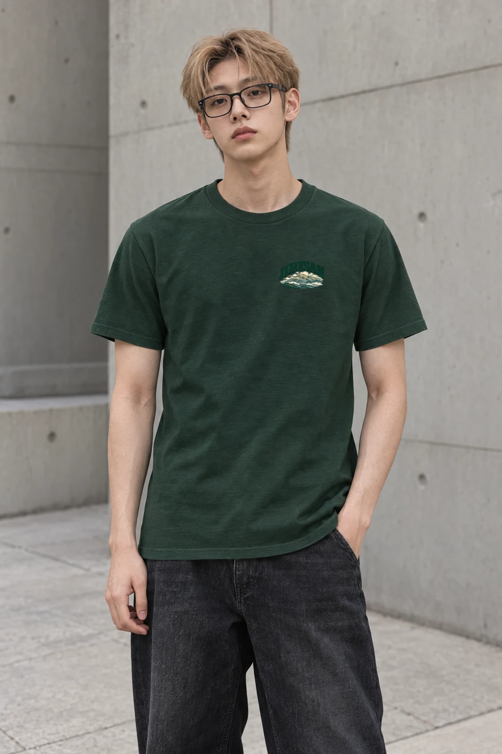 "Jirisan Ascent Strength Club" Heavyweight Unisex Crewneck T-shirt