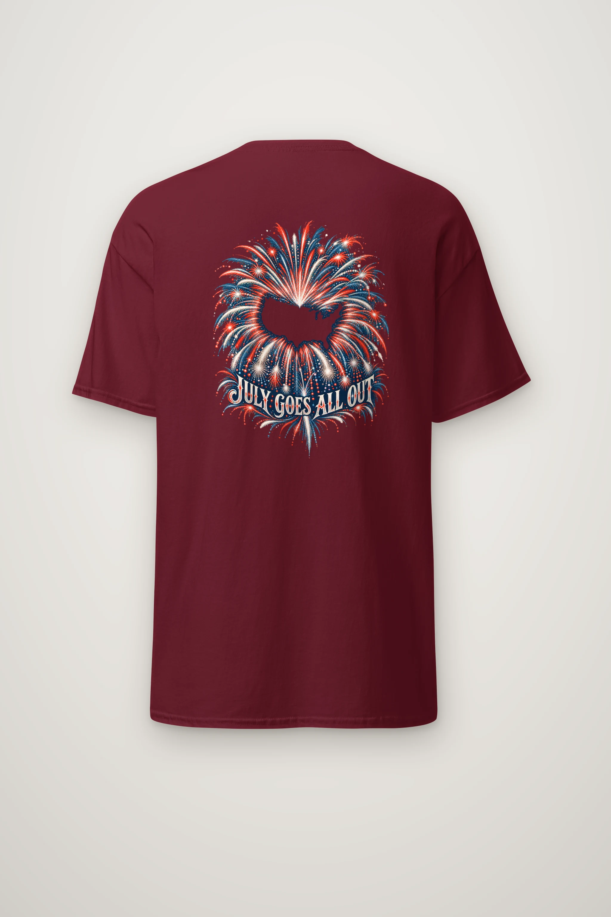 "July Goes All Out" Heavyweight Unisex Crewneck T-shirt