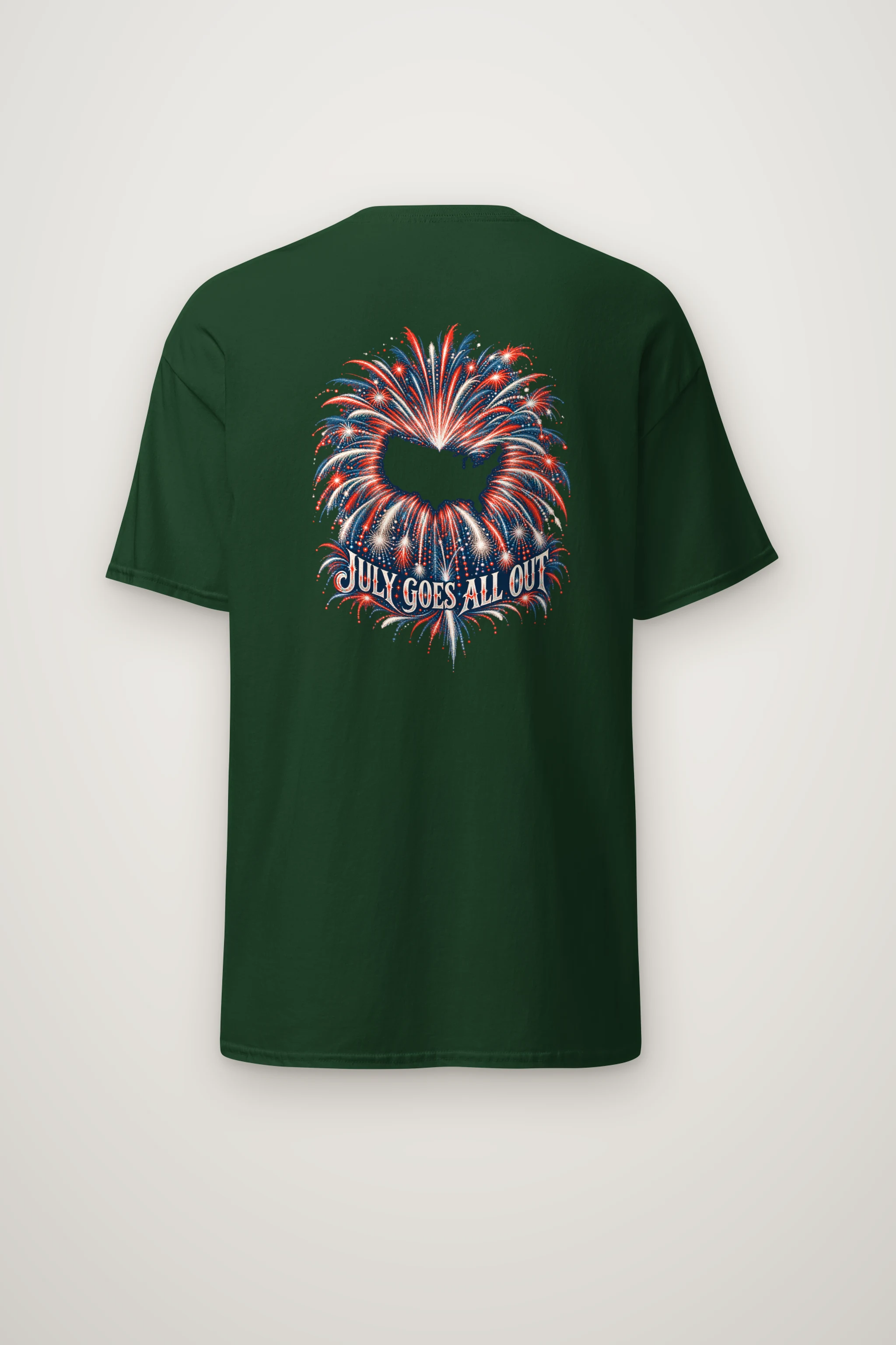"July Goes All Out" Heavyweight Unisex Crewneck T-shirt