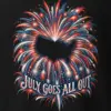 "July Goes All Out" Heavyweight Unisex Crewneck T-shirt