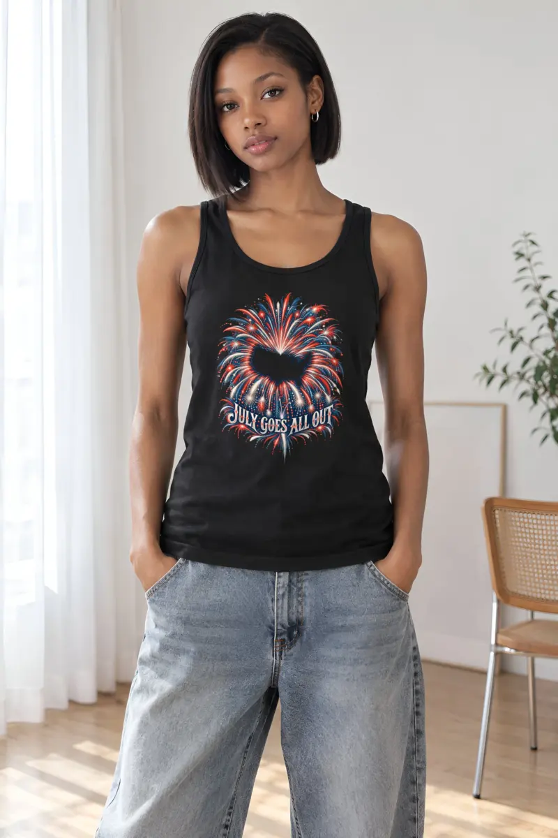 “July Goes All Out” Unisex Jersey Tank