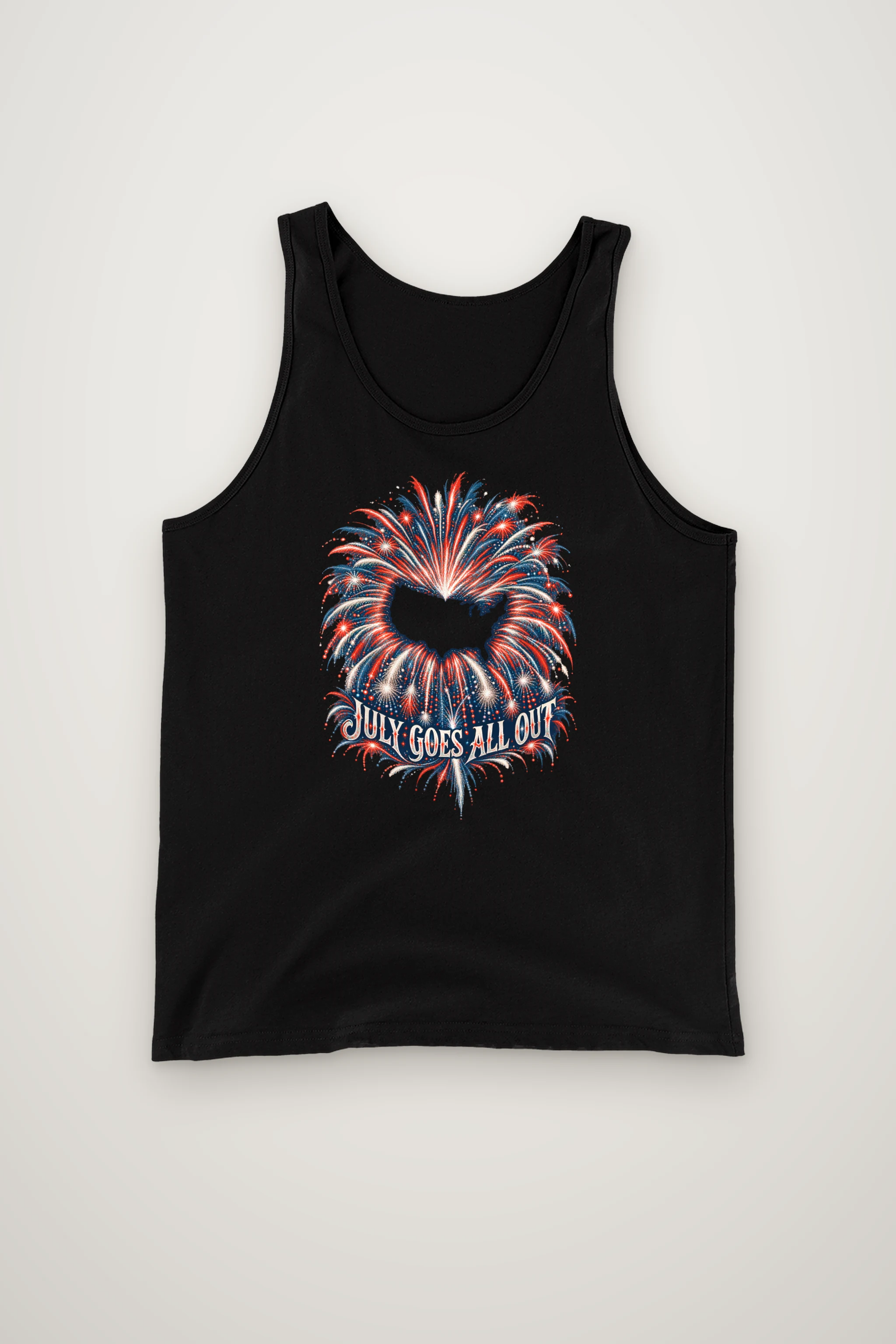 "July Goes All Out" Unisex Jersey Tank