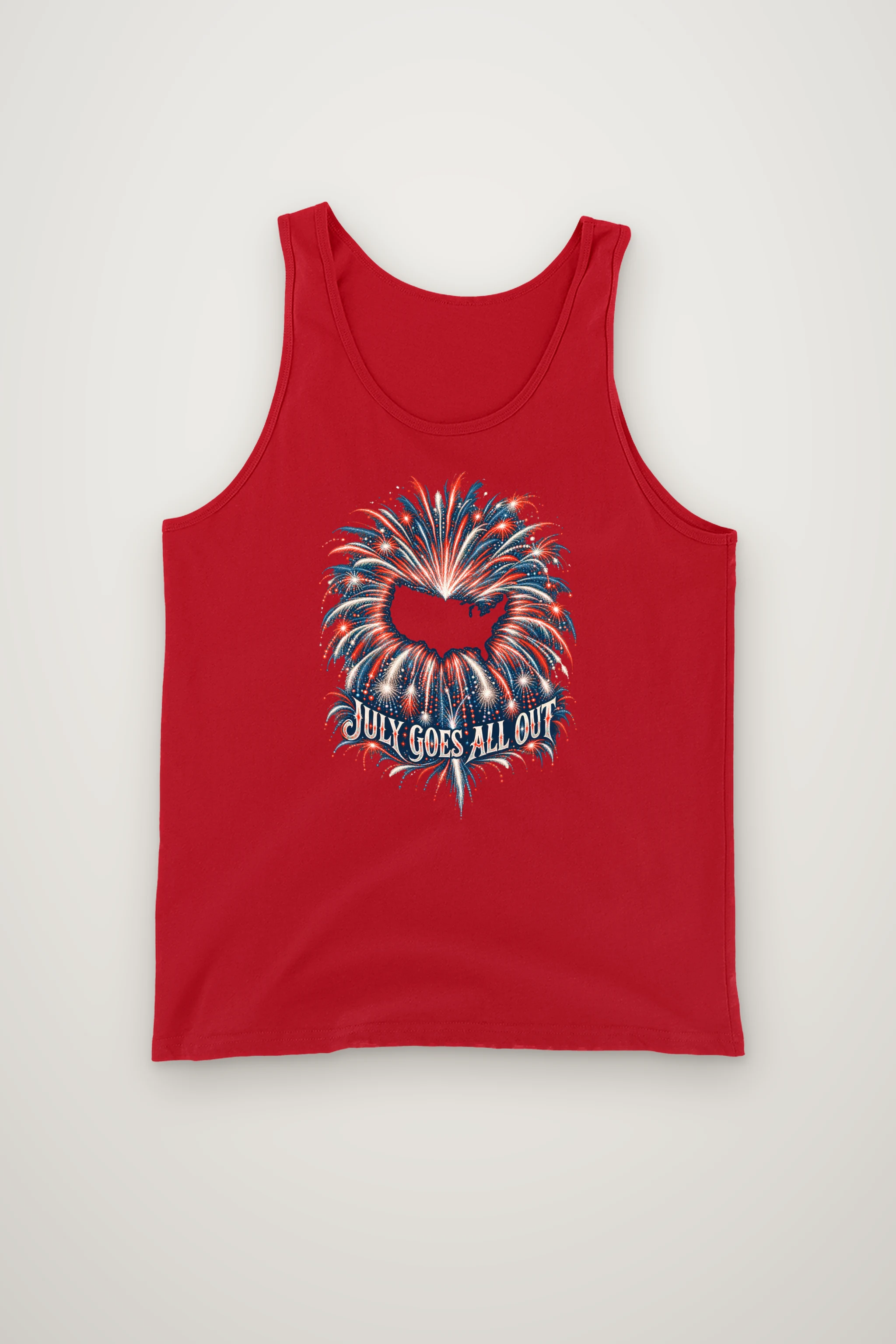 "July Goes All Out" Unisex Jersey Tank