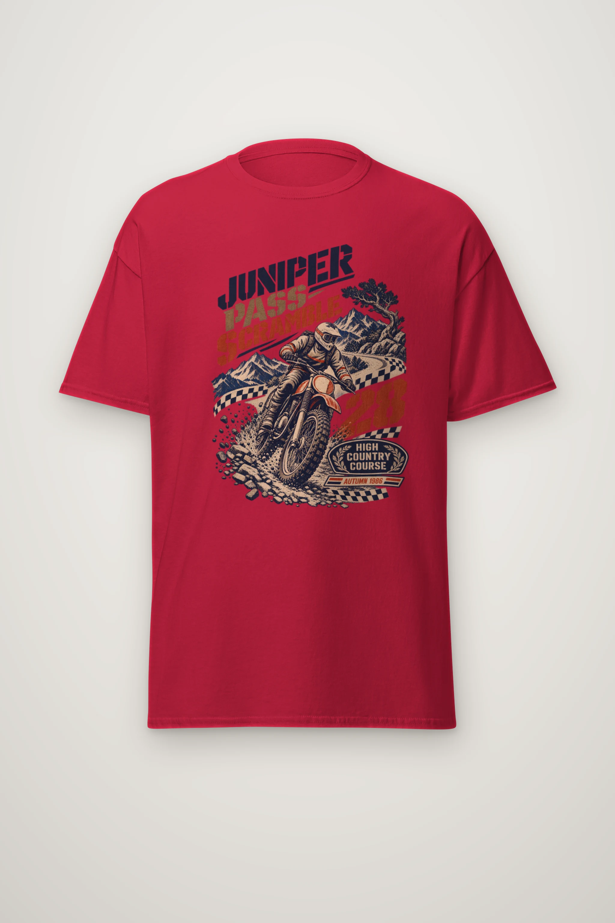 "Juniper Pass Scramble" Heavyweight Unisex Crewneck T-shirt