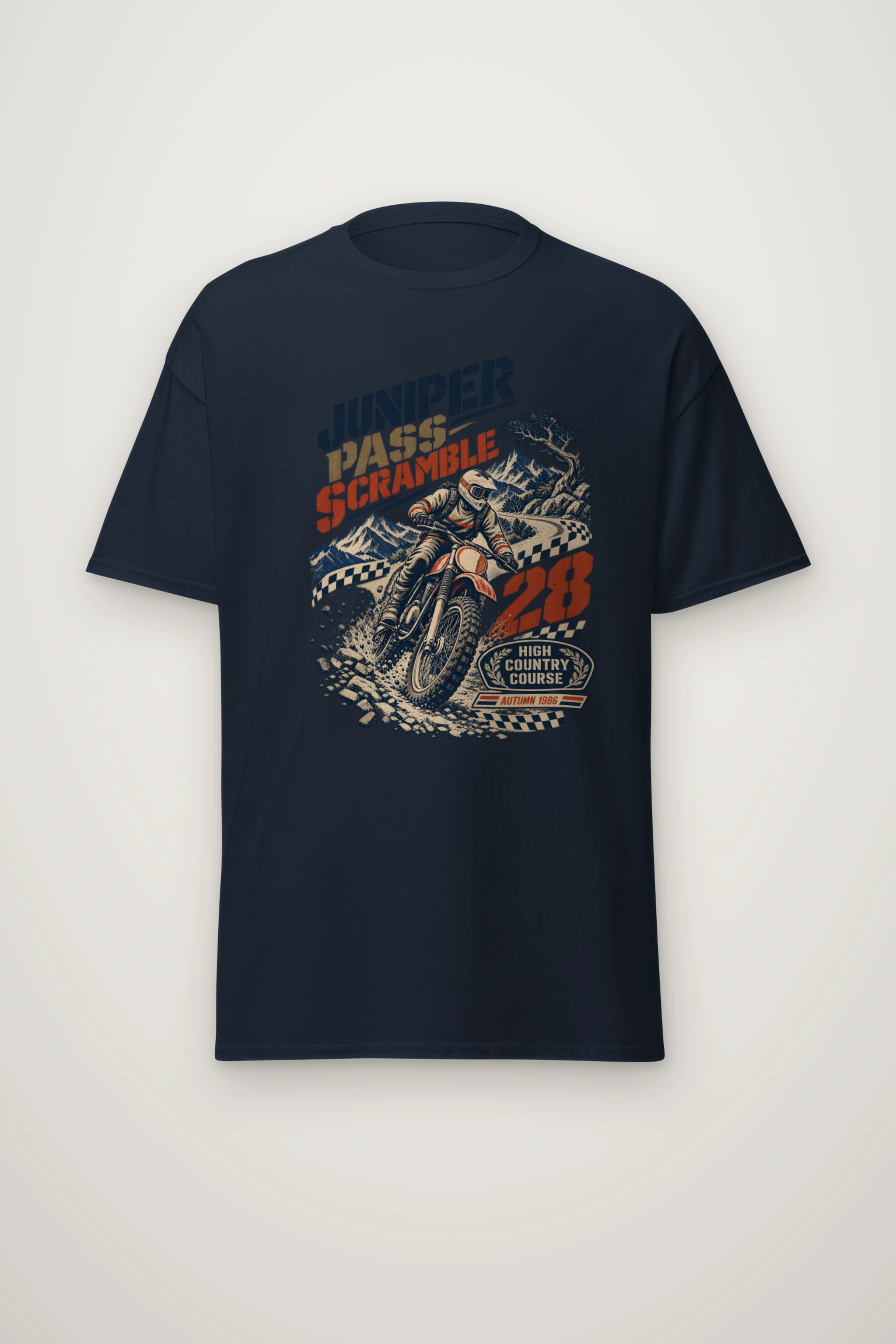 "Juniper Pass Scramble" Heavyweight Unisex Crewneck T-shirt